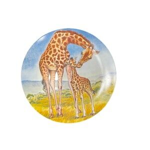 Giraffe Plate 1981 A Kiss For Mother Knowles Collection Mothers Day Gift